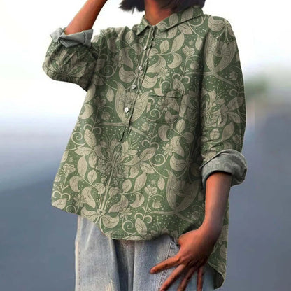Chemise oversize boutonnée pour femme
