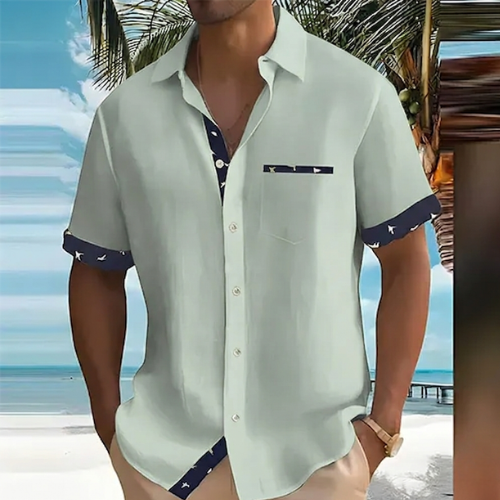 Chemise respirante à manches courtes pour le quotidien