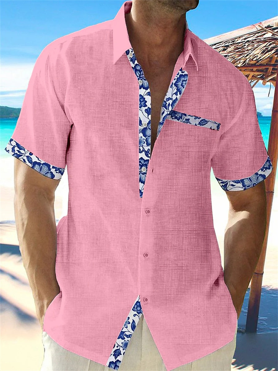 Chemise respirante pour homme - vêtement d'été élégant