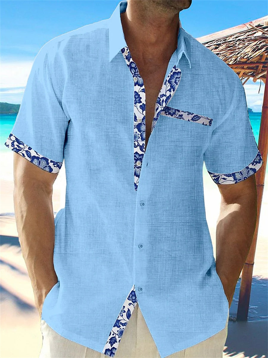 Chemise respirante pour homme - vêtement d'été élégant