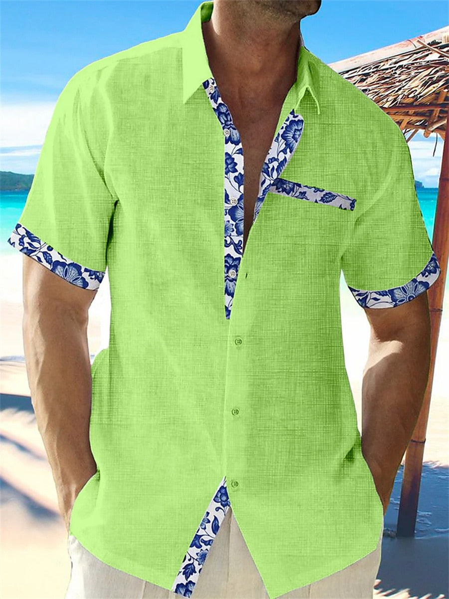 Chemise respirante pour homme - vêtement d'été élégant