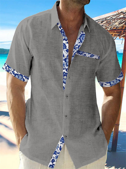 Chemise respirante pour homme - vêtement d'été élégant