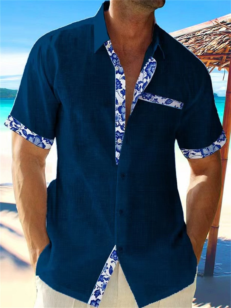 Chemise respirante pour homme - vêtement d'été élégant