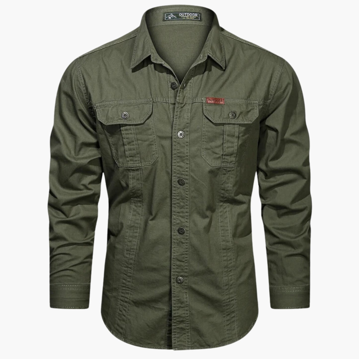 Chemise utilitaire à manches longues pour homme