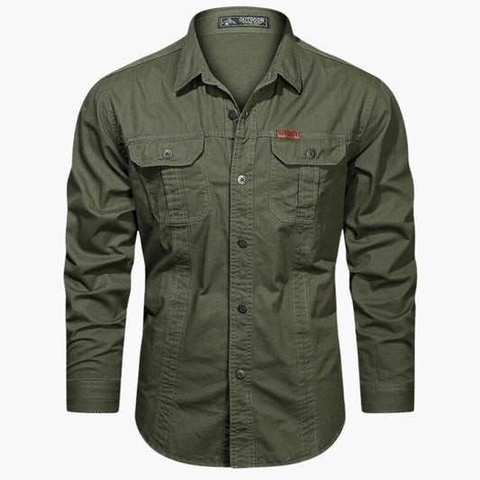 Chemise utilitaire à manches longues pour homme