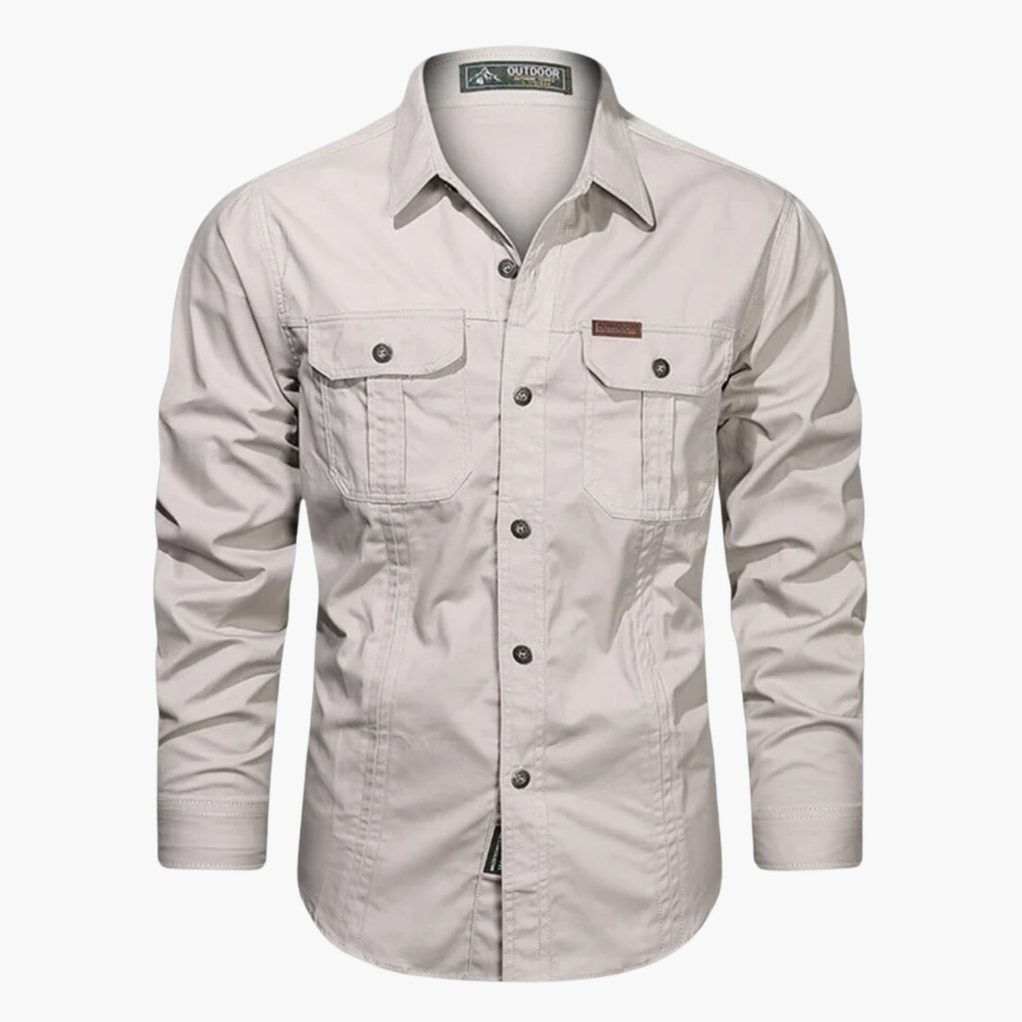 Chemise utilitaire à manches longues pour homme