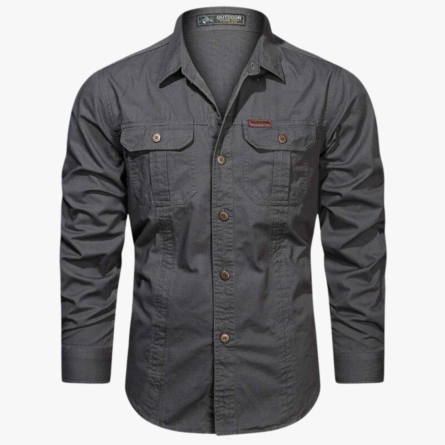 Chemise utilitaire à manches longues pour homme