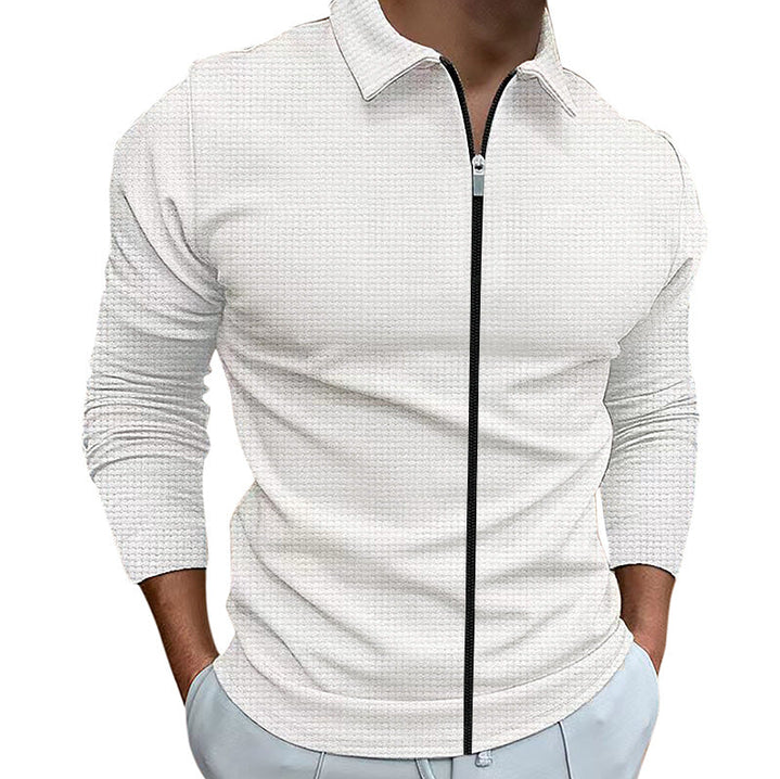 Chemise zippée décontractée pour homme