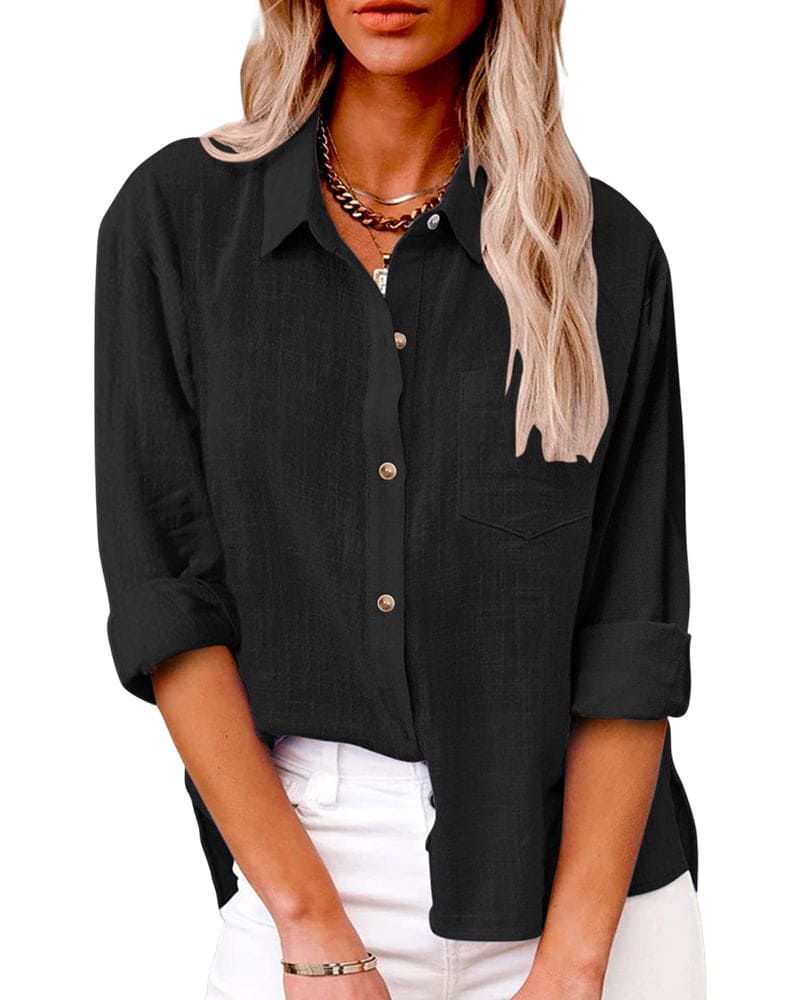 Chemisier boutonné femme
