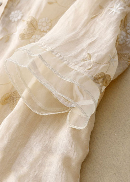 Chemisier fleuri boutonné pour femme