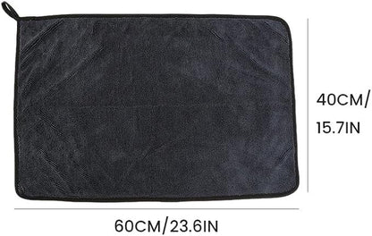 Chiffon en microfibre ultra-absorbant pour un séchage sans traces