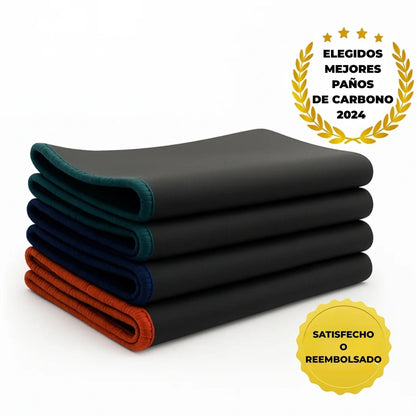 Chiffons en microfibre de carbone – lot de 3, haute absorption et durabilité