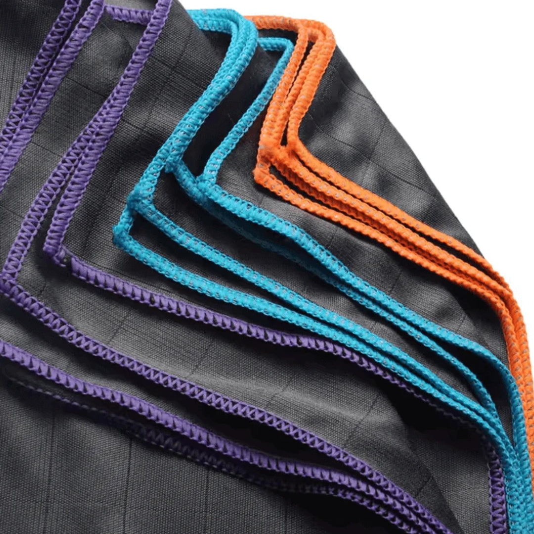 Chiffons en microfibre de carbone – lot de 3, haute absorption et durabilité