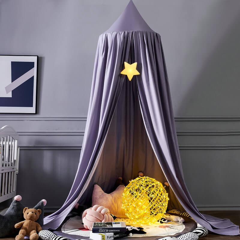 Ciel de lit pour enfant occultant avec blocage de la lumière