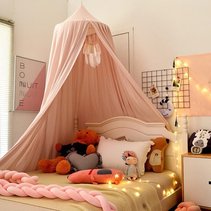Ciel de lit pour enfant occultant avec blocage de la lumière