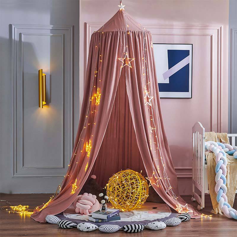 Ciel de lit pour enfant occultant avec blocage de la lumière