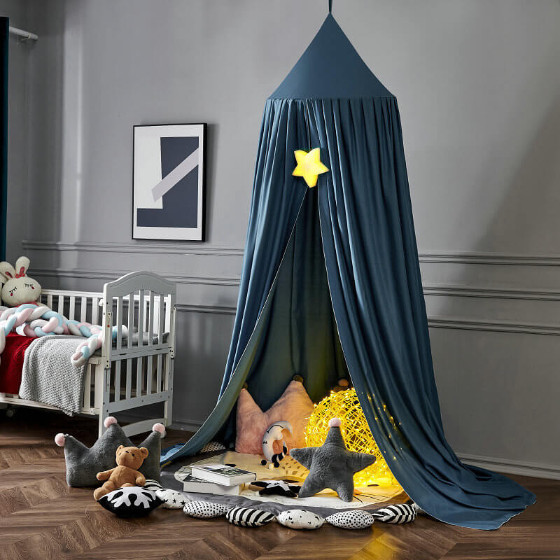 Ciel de lit pour enfant occultant avec blocage de la lumière