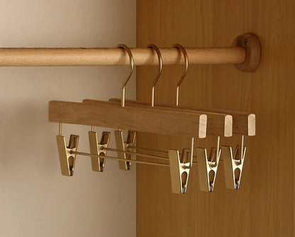 Cintres à épaules larges en bois de camphrier de qualité supérieure pour costumes et manteaux (lot de 2)