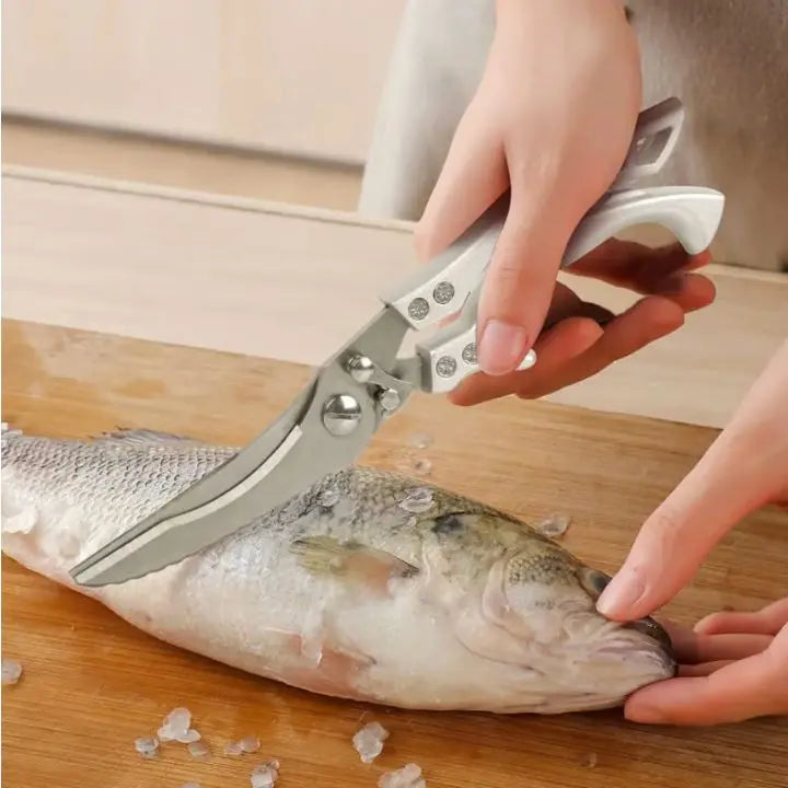 Ciseaux de cuisine ultra résistants – acier inoxydable et coupe sans effort