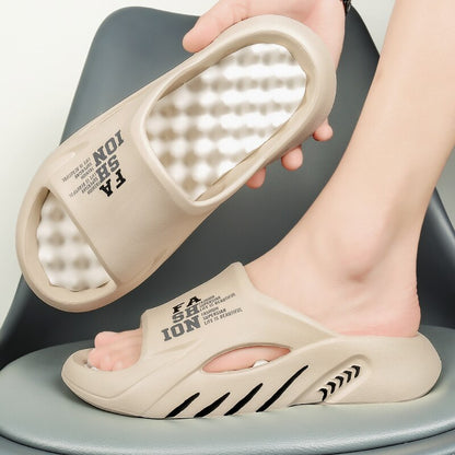 Claquettes de massage unisexe