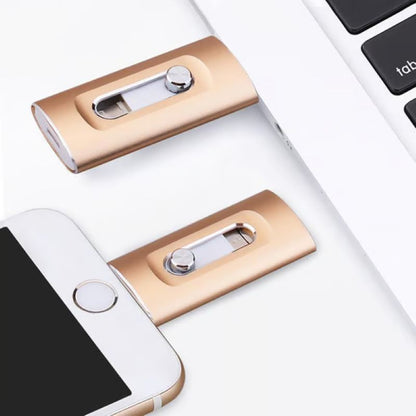 Clé USB 3-en-1 à grande capacité pour smartphone et ordinateur