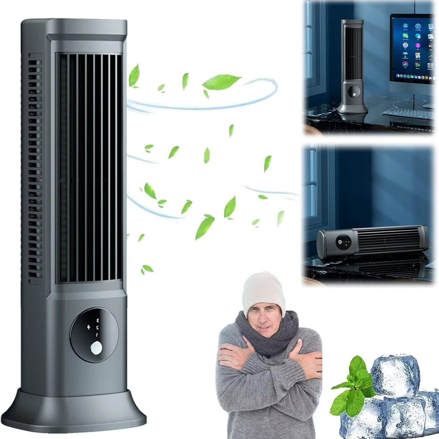 Climatiseur portable pour la chambre et le bureau – silencieux et compact