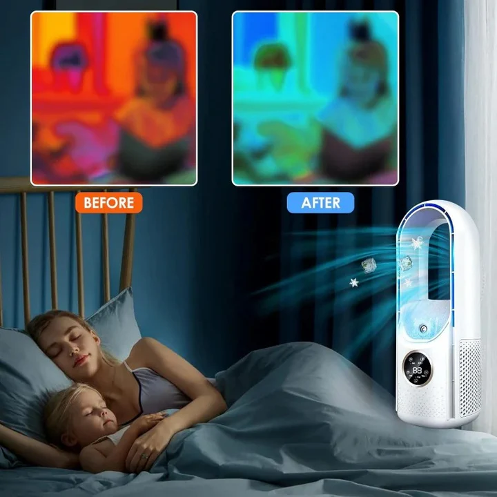 Climatiseur portable sans pales, silencieux