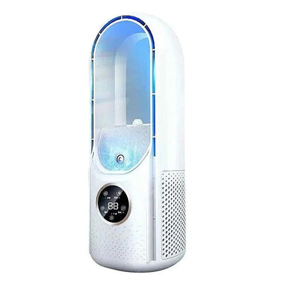 Climatiseur portable sans pales, silencieux | flux d’air uniforme | compact et économe en énergie