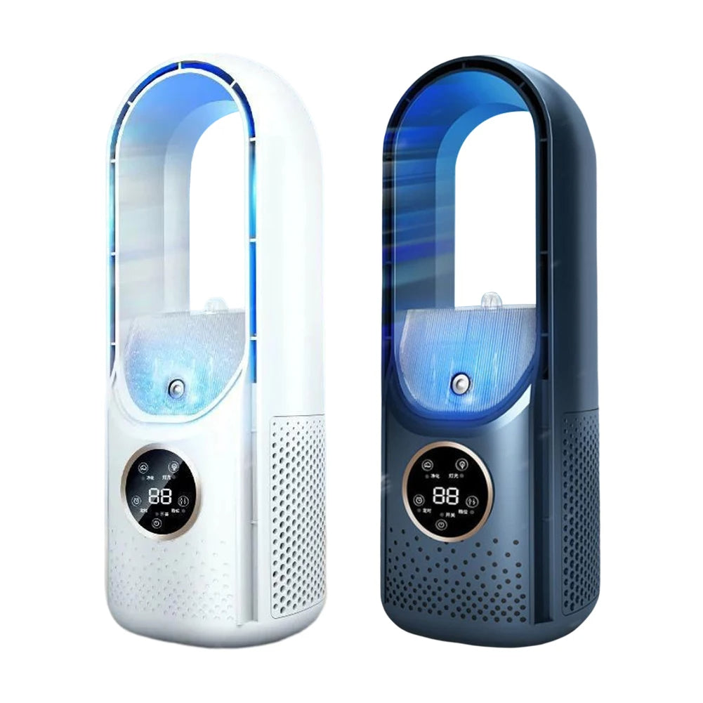 Climatiseur portable USB sans pales – silencieux, compact et écologique – pour le bureau et la maison