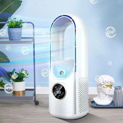 Climatiseur portable USB sans pales – silencieux, compact et écologique – pour le bureau et la maison