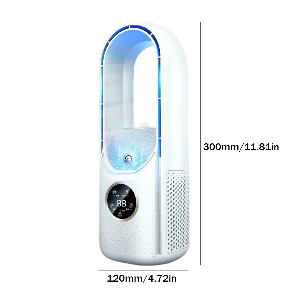 Climatiseur portable USB sans pales – silencieux, compact et écologique – pour le bureau et la maison