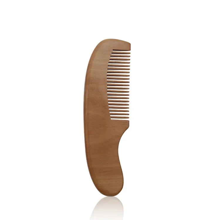 Coffret de brosses à cheveux pour bébé en bois et laine naturelle, doux pour nouveau-né