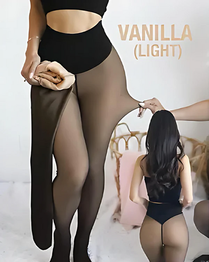 Collants polaires — effet voile, chaleur, maintien gainant