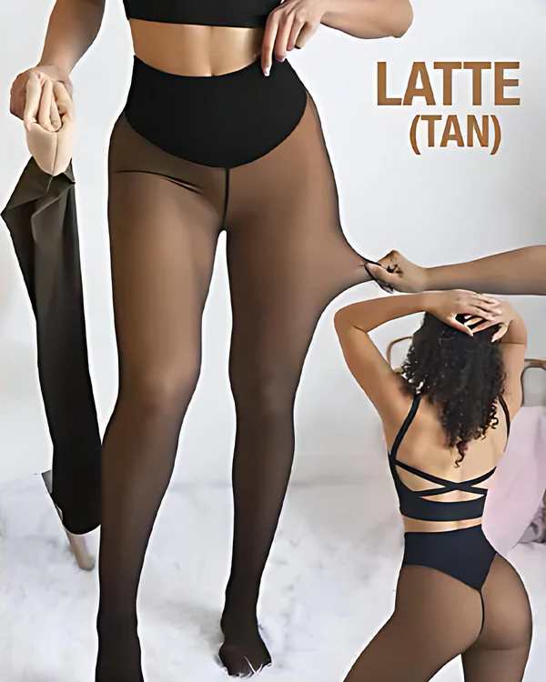Collants polaires — effet voile, chaleur, maintien gainant