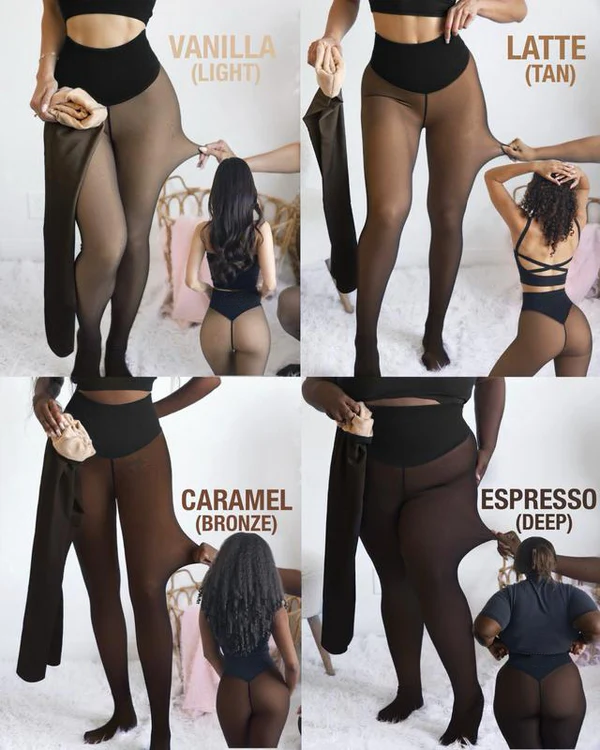 Collants polaires — effet voile, chaleur, maintien gainant