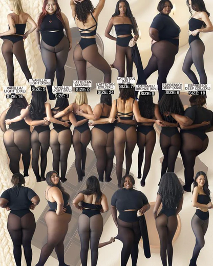 Collants polaires — effet voile, chaleur, maintien gainant