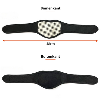 Collier cervical magnétique auto-chauffant