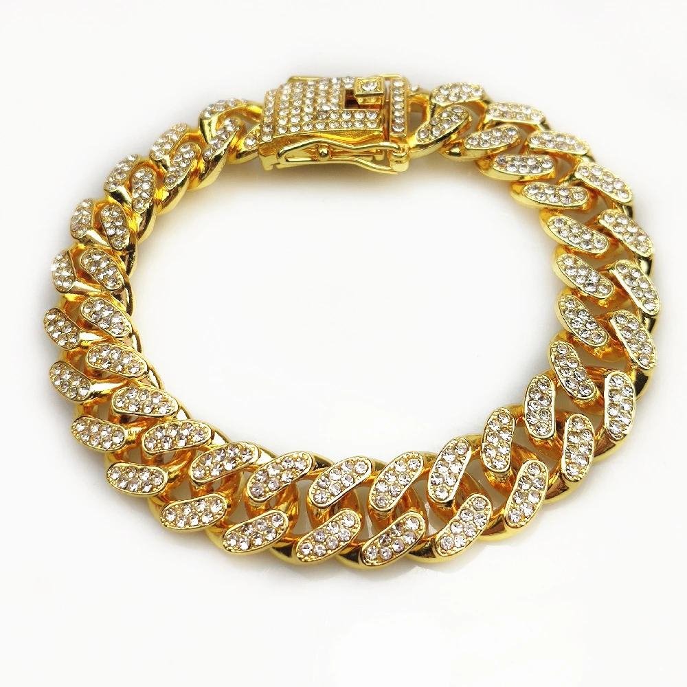 Collier chaîne doré pour chien