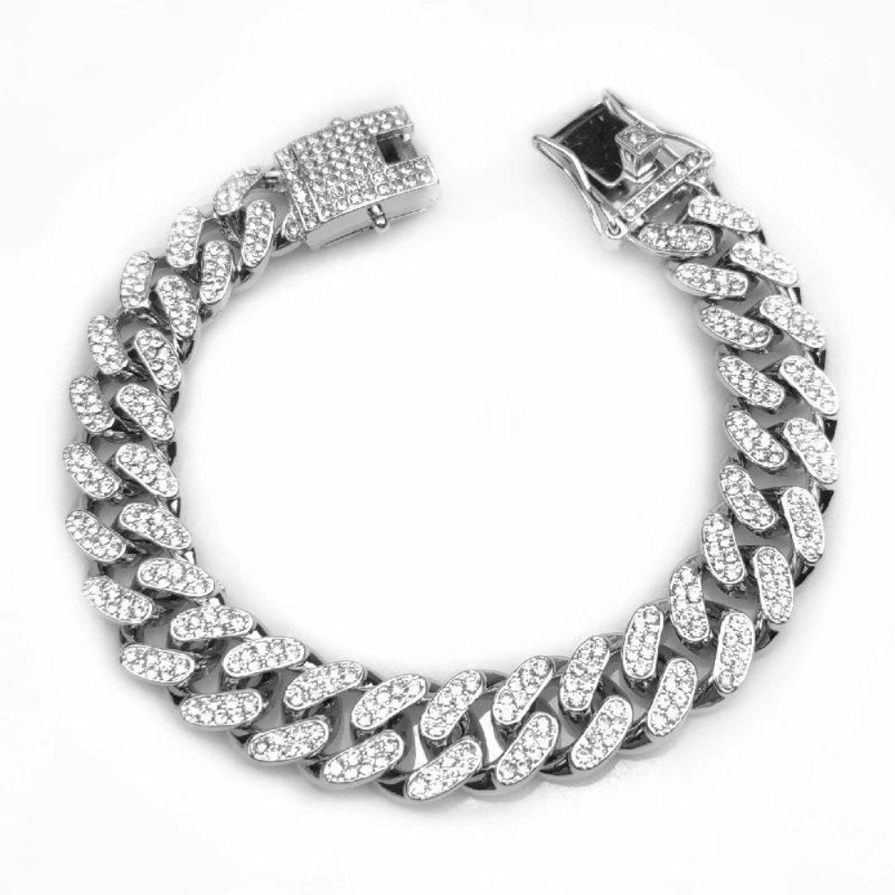Collier chaîne doré pour chien
