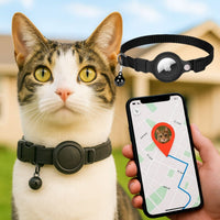 Collier GPS pour chats avec design réfléchissant