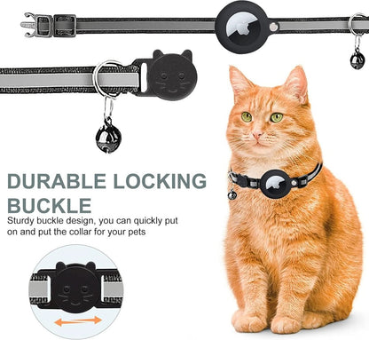 Collier GPS pour chats avec design réfléchissant