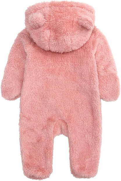Combinaison chaude à capuche pour bébé