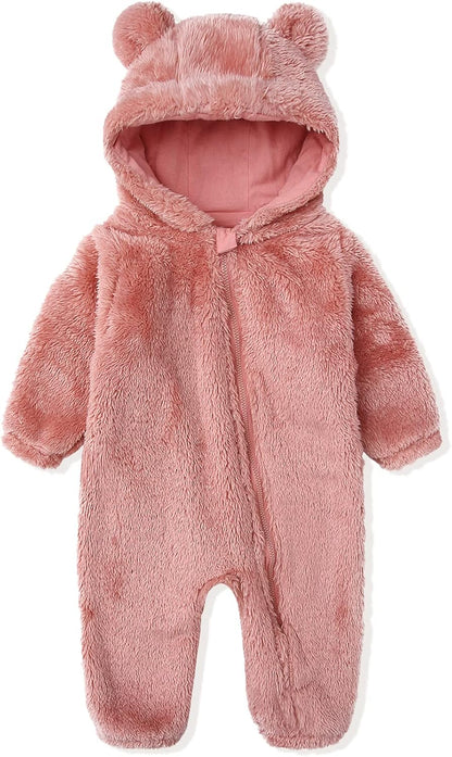 Combinaison chaude à capuche pour bébé