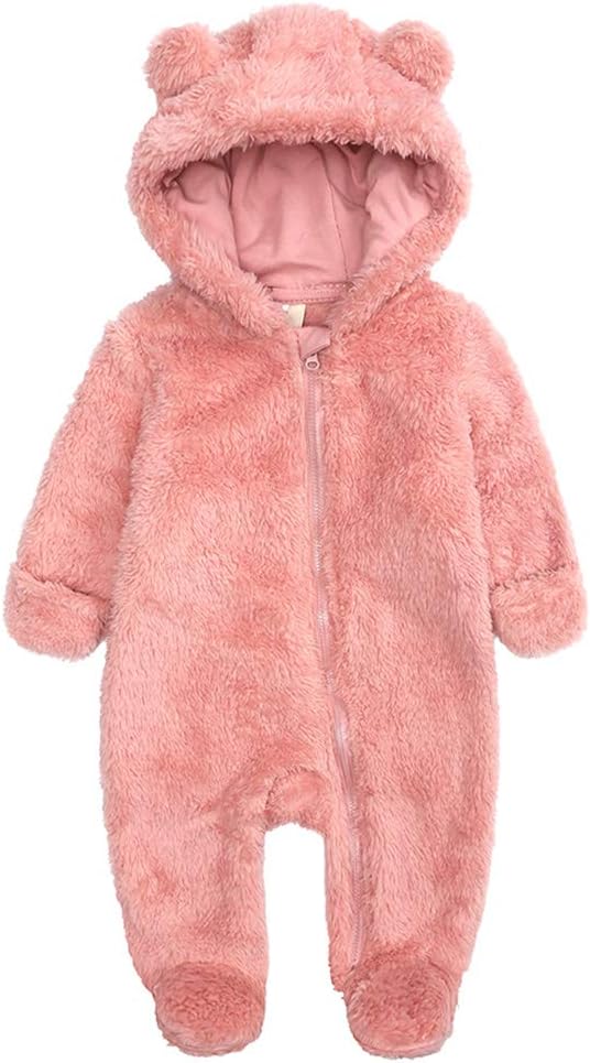 Combinaison chaude à capuche pour bébé