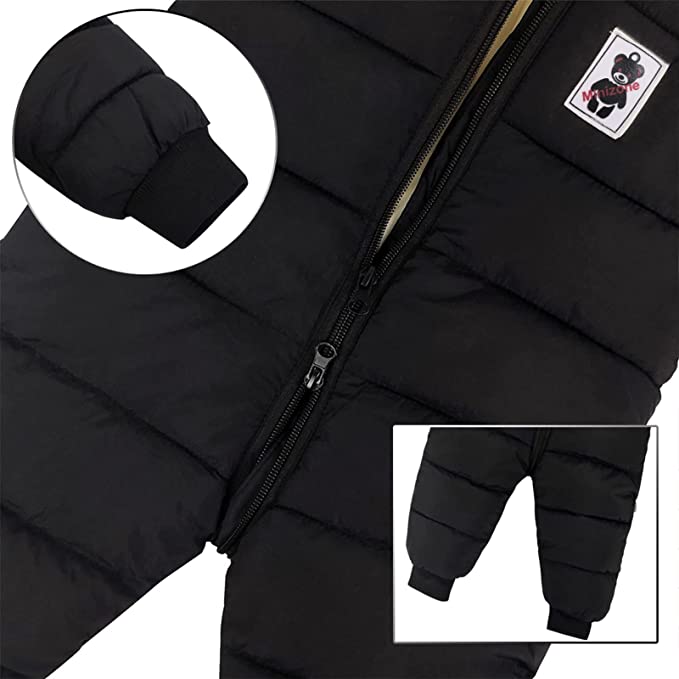 Combinaison d’hiver pour bébé chaude et douillette avec oreilles