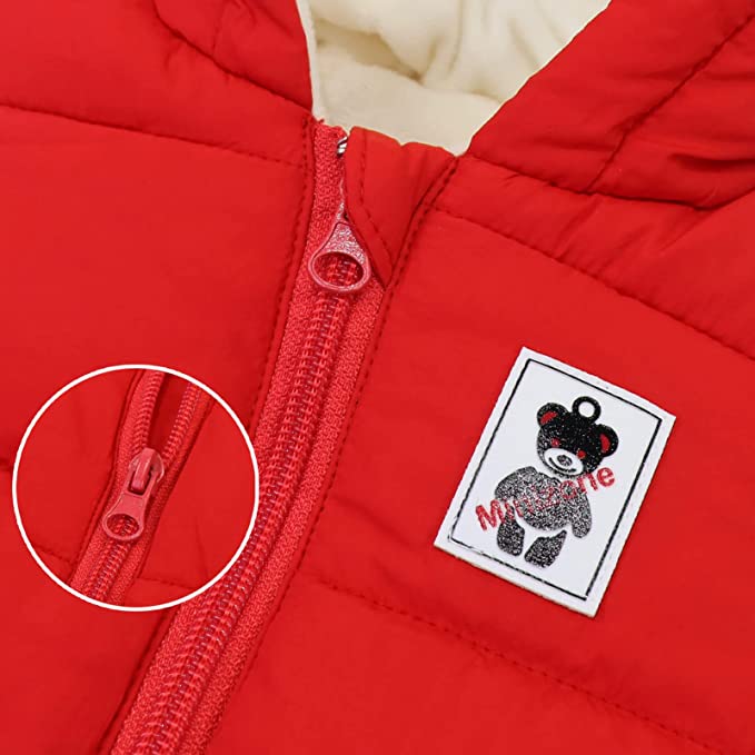 Combinaison d’hiver pour bébé chaude et douillette avec oreilles