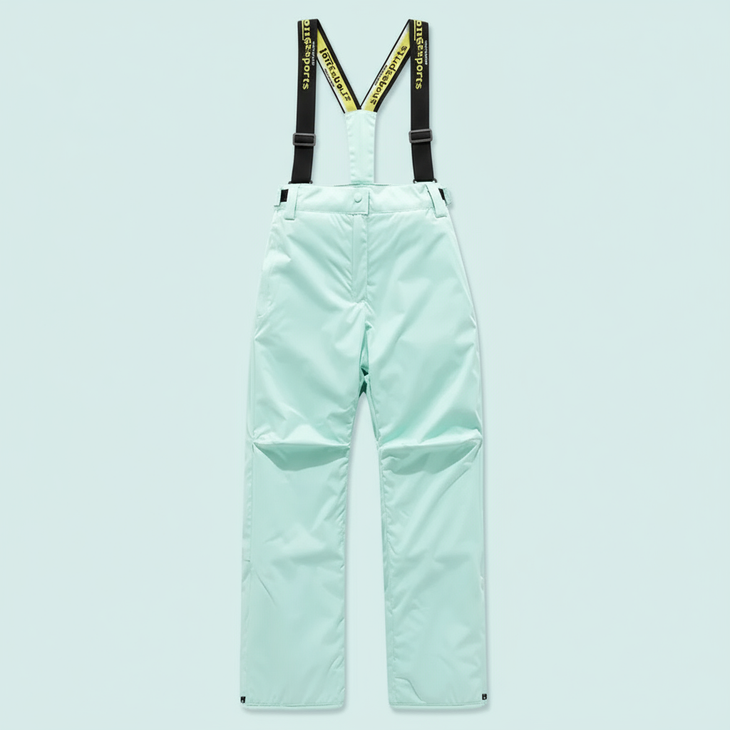 Combinaison de ski imperméable thermique doublée en polaire pour enfants