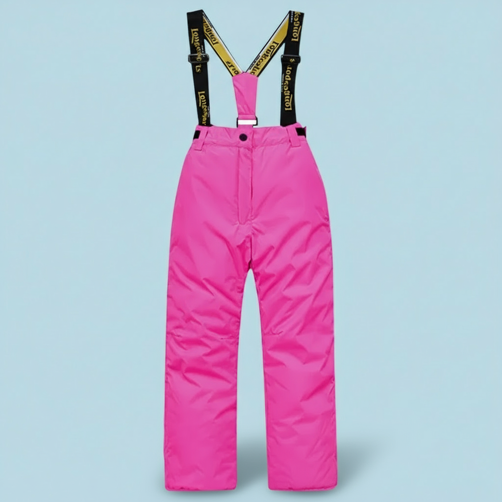 Combinaison de ski imperméable thermique doublée en polaire pour enfants