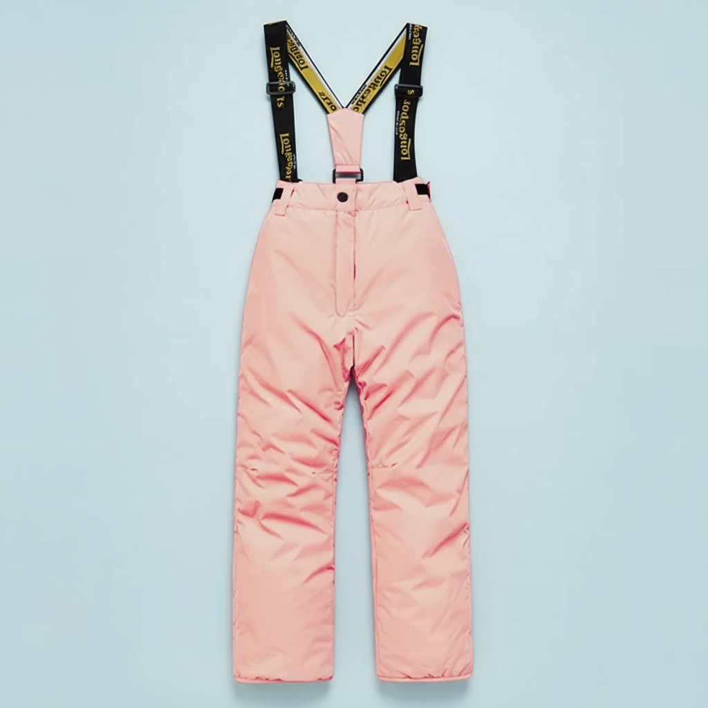 Combinaison de ski imperméable thermique doublée en polaire pour enfants