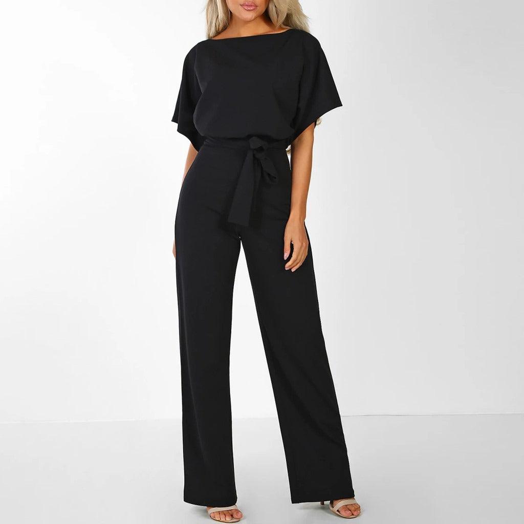 Combinaison femme à jambes larges